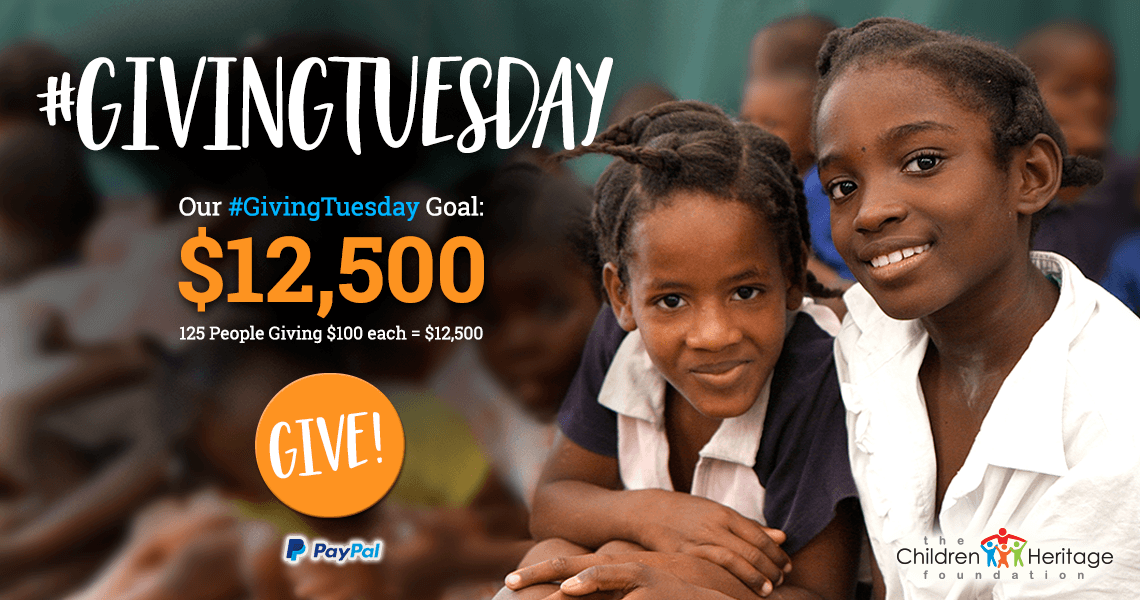 Giving Tuesday - The Children Heritage Foundation (tCHF)